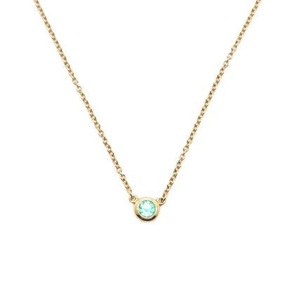 Tiffany & Co Heaven Color by the Yard Pendant Diamond Emerald Yellow