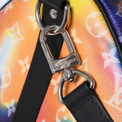 Louis Vuitton Keepall Bandouliere 50 Boston Bag Monogram Sunset Silver — view 5