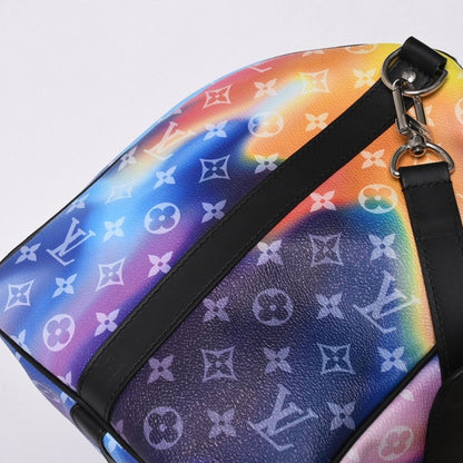 Louis Vuitton Keepall Bandouliere 50 Boston Bag Monogram Sunset Silver — view 6