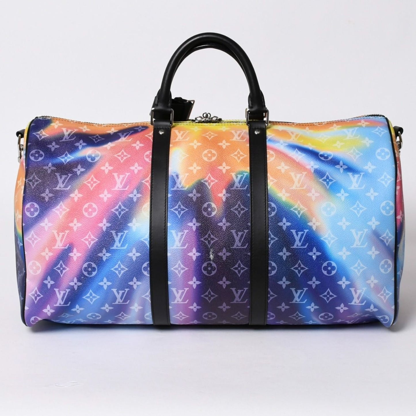 Louis Vuitton Keepall Bandouliere 50 Boston Bag Monogram Sunset Silver — view 2