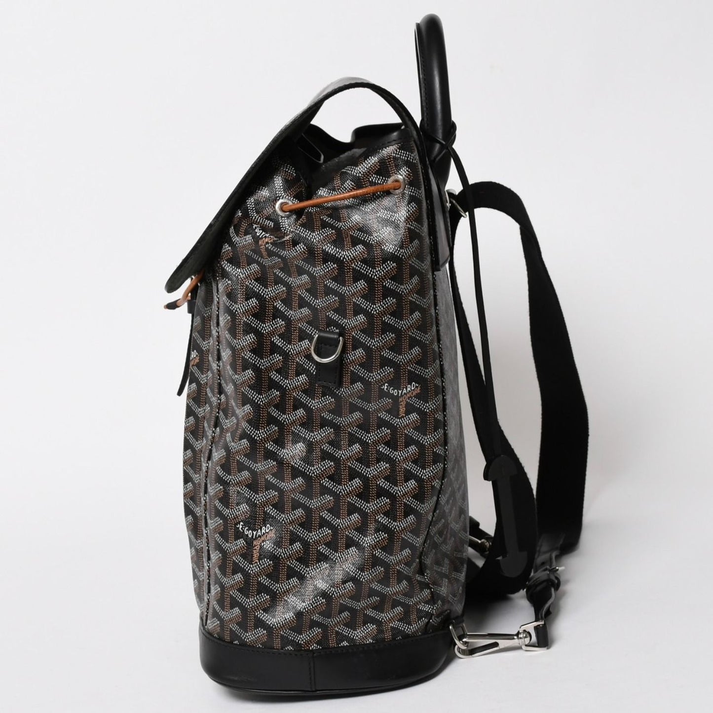 Goyard Alpine MM Backpack Leather Black — view 4