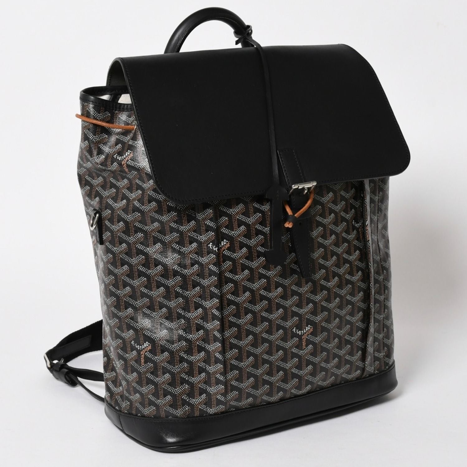 Goyard Alpine MM Backpack Leather Black — view 3