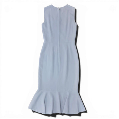 Dolce & Gabbana Hortensia Hydrangea Flower Decoration Sleeveless Dress 40 Light — view 3