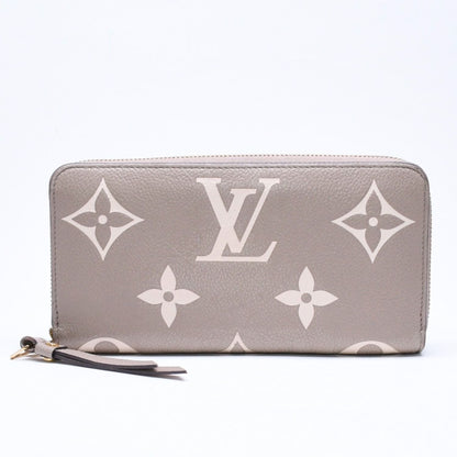 Louis Vuitton Monogram Empreinte Zippy Wallet Beige Ivory Gold — view 2