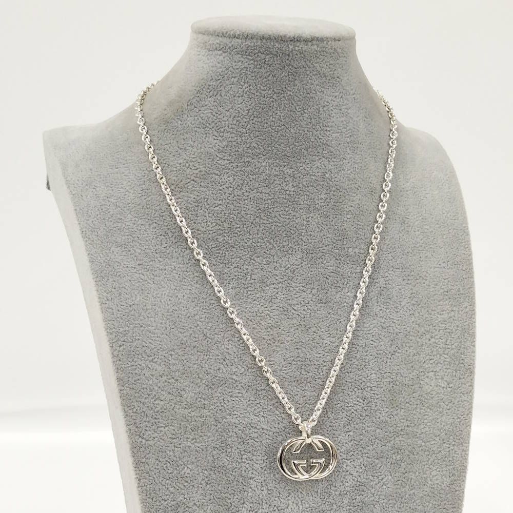 Gucci Necklace Interlocking G Silver — view 2