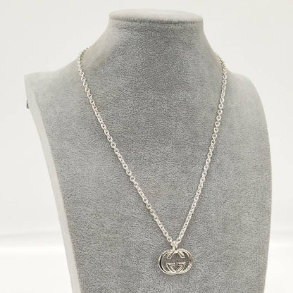 Gucci Necklace Interlocking G Silver — view 2