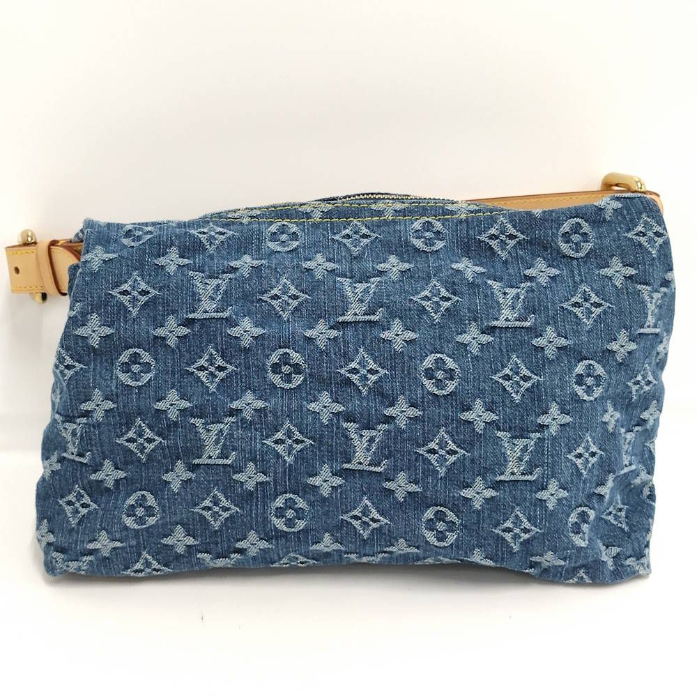 Louis Vuitton Buggy PM Handbag Monogram Denim Blue — view 2