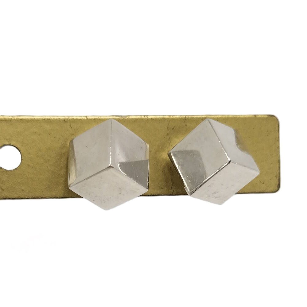 Tiffany & Co Cube Stud Earrings Silver