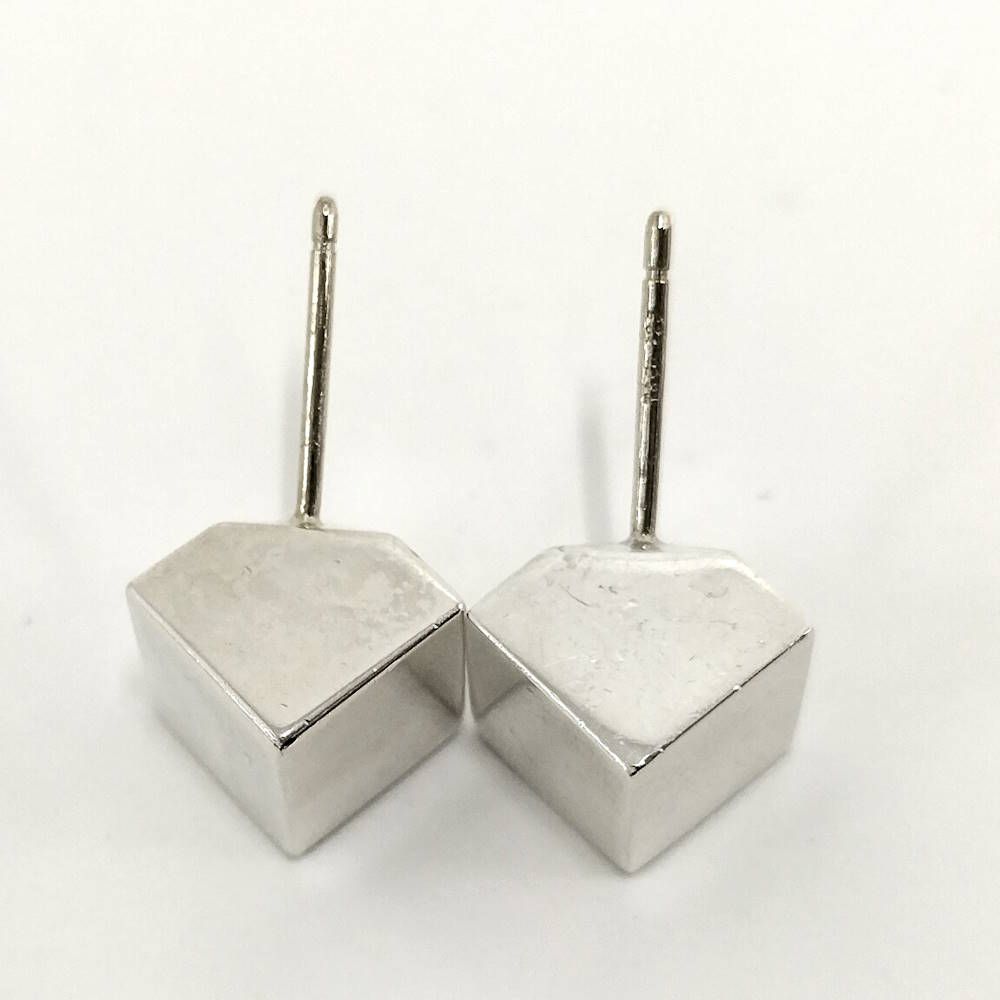 Tiffany & Co Cube Stud Earrings Silver — view 8