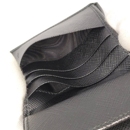 Prada Bifold Wallet Triangle Nylon Black — view 6