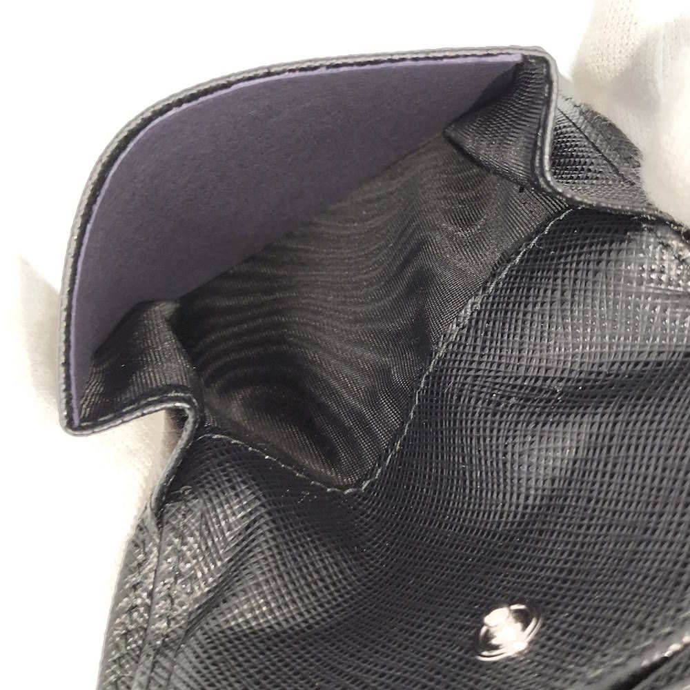 Prada Bifold Wallet Triangle Nylon Black — view 7