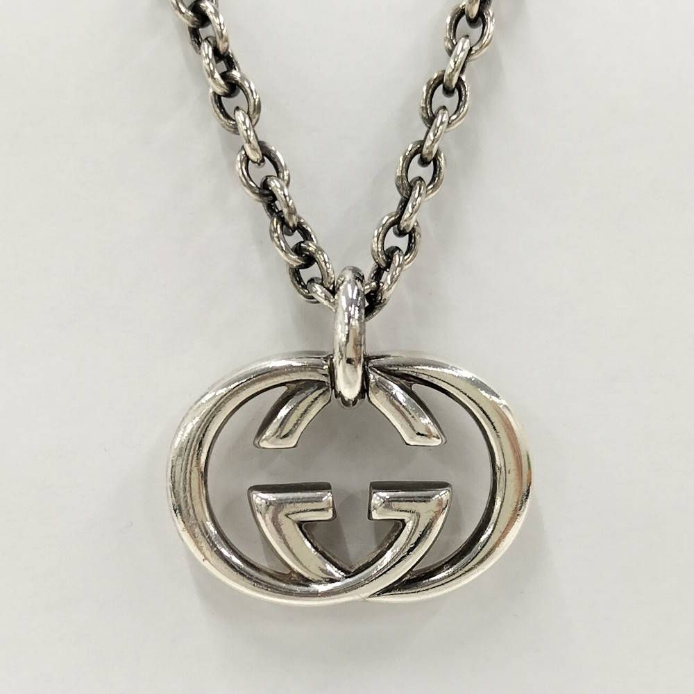 Gucci Interlocking G Necklace Silver — view 2