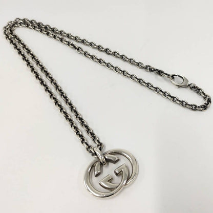 Gucci Interlocking G Necklace Silver — view 3