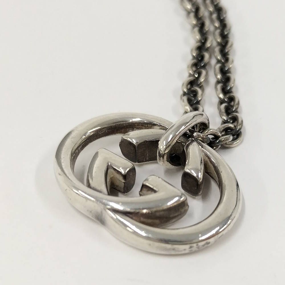 Gucci Interlocking G Necklace Silver — view 5