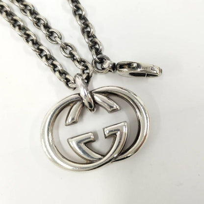 Gucci Interlocking G Necklace Silver — view 8
