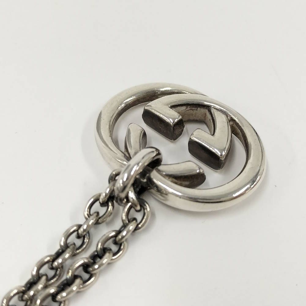 Gucci Interlocking G Necklace Silver — view 4