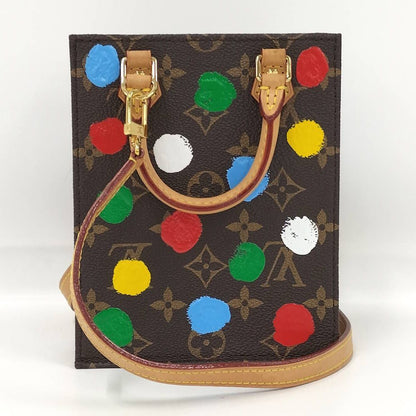 Louis Vuitton Monogram Petite Sac Plat 2-Way Mini Handbag Yayoi Kusama — view 2