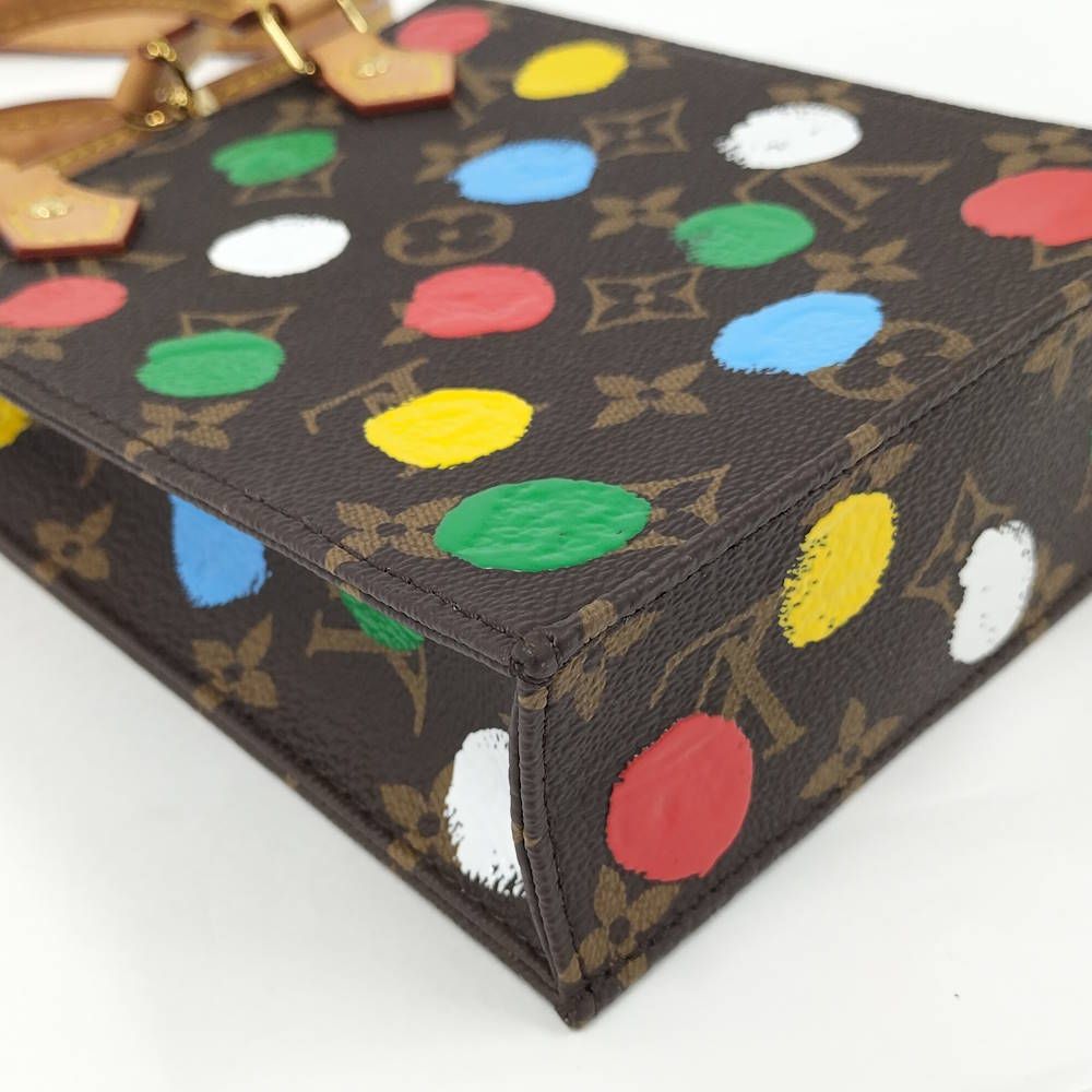 Louis Vuitton Monogram Petite Sac Plat 2-Way Mini Handbag Yayoi Kusama — view 3