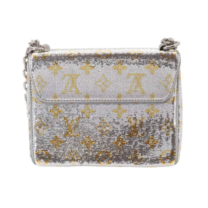 Louis Vuitton Monogram Sequin Twist PM Chain Shoulder Bag Silver — view 2
