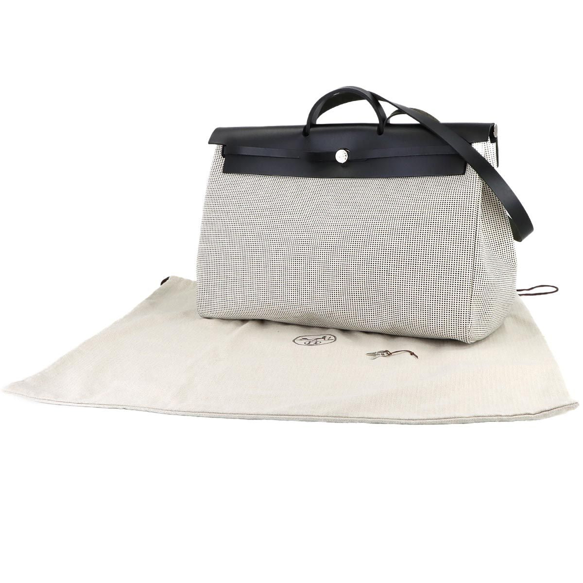 Hermes Herbag Zip Lutourne Cabin 2-Way Hand Bag Toile Kris Viking — view 2