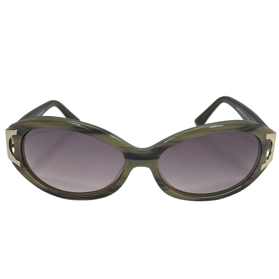 Chanel Sunglasses CC Logo Acetate Green Eyewear — view 2