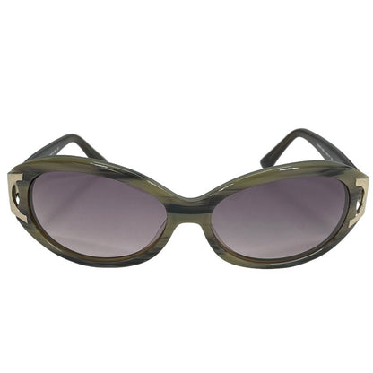 Chanel Sunglasses CC Logo Acetate Green Eyewear — view 2