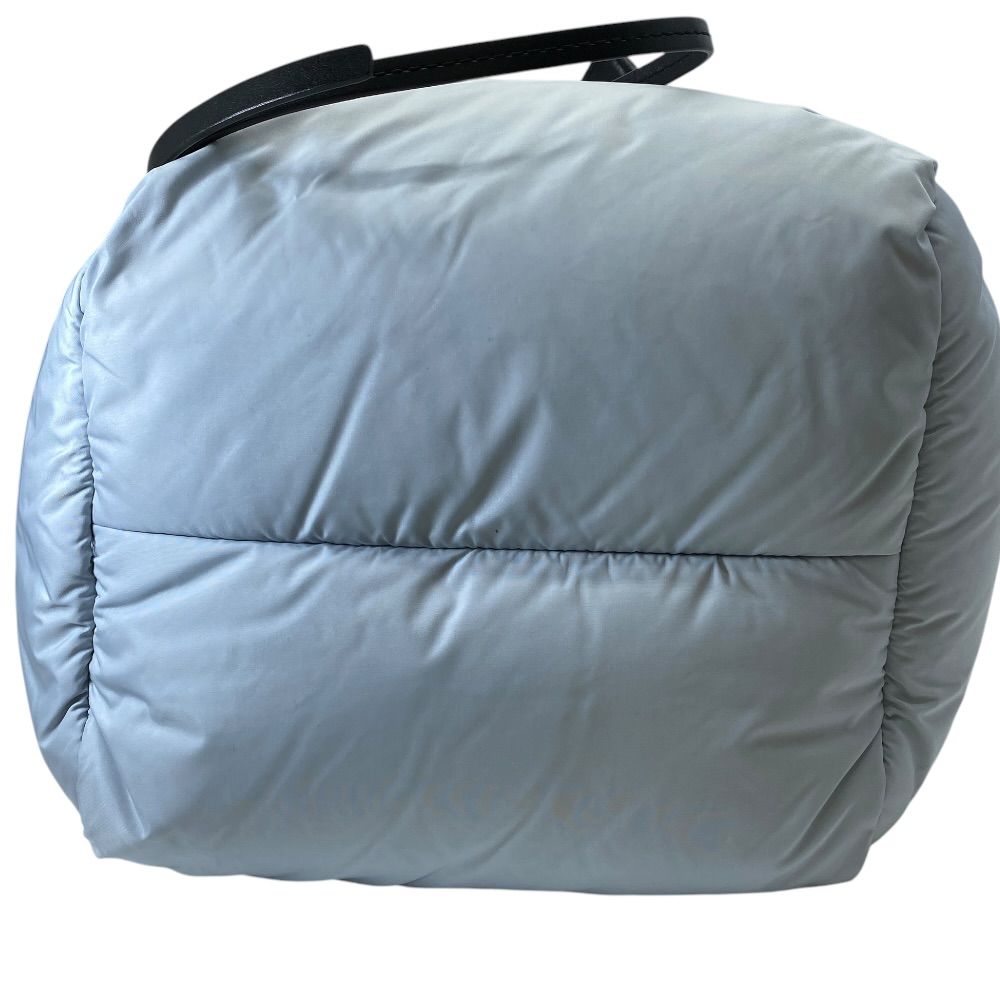 Moncler T Small Sander Tote Bag Nylon Down Leather Feather Lightweight Force — view 2