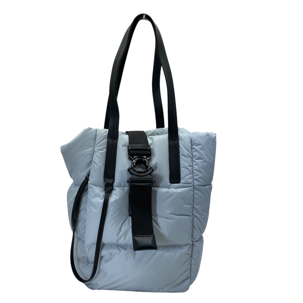 Moncler T Small Sander Tote Bag Nylon Down Leather Feather Lightweight Force — view 5