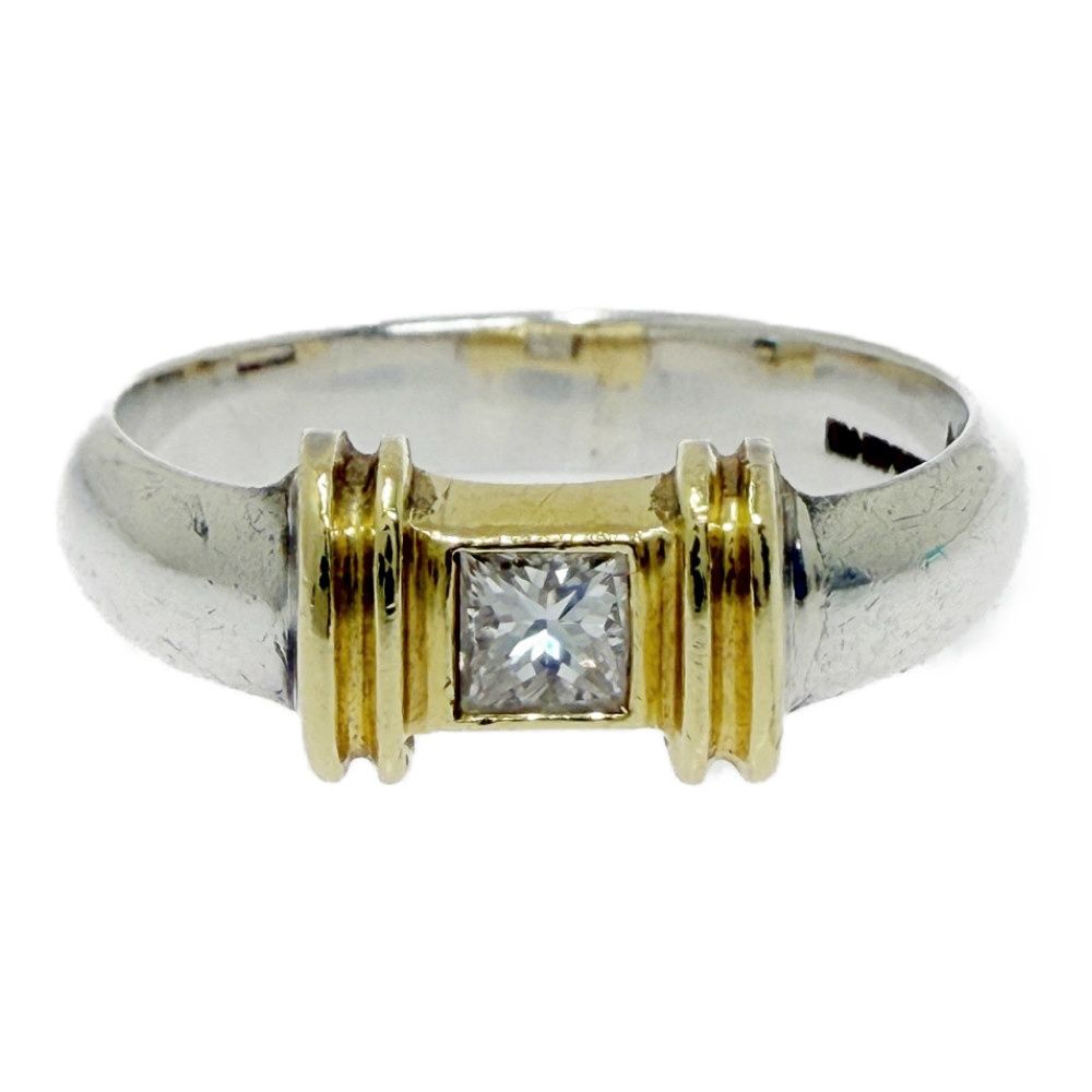 Tiffany & Co Silver Gold Stacking Bands Ring
