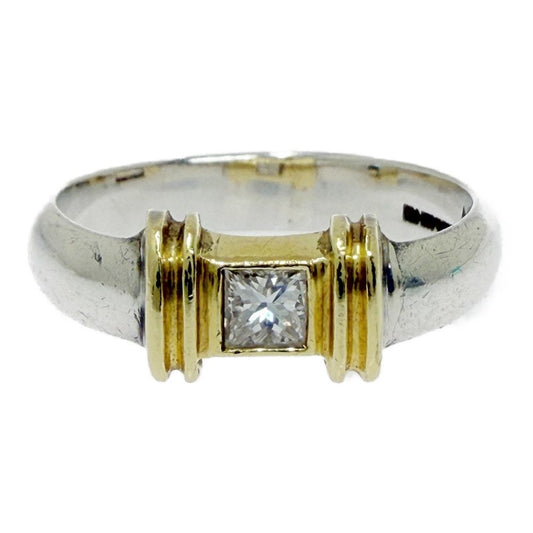 Tiffany & Co Silver Gold Stacking Bands Ring