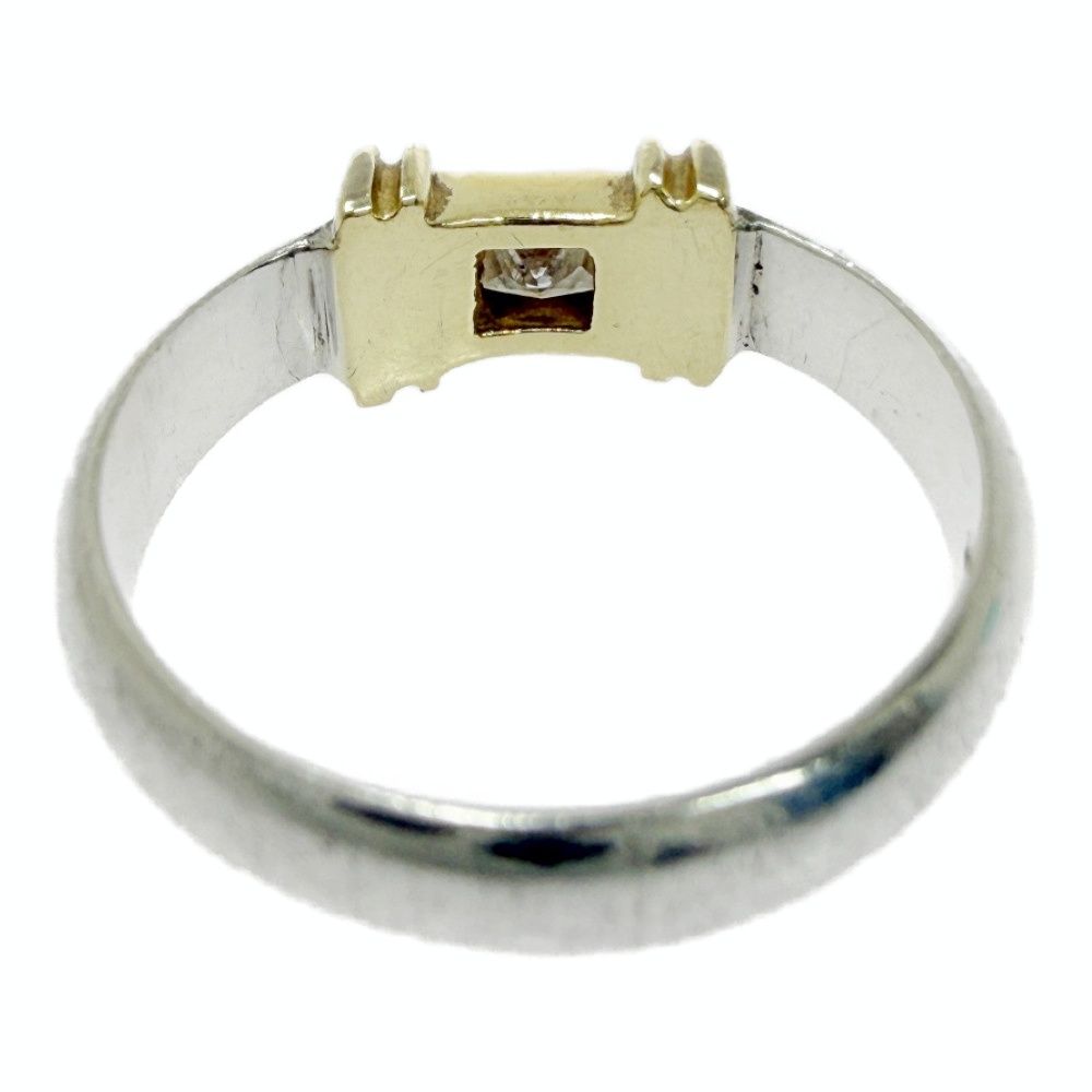 Tiffany & Co Silver Gold Stacking Bands Ring — view 7