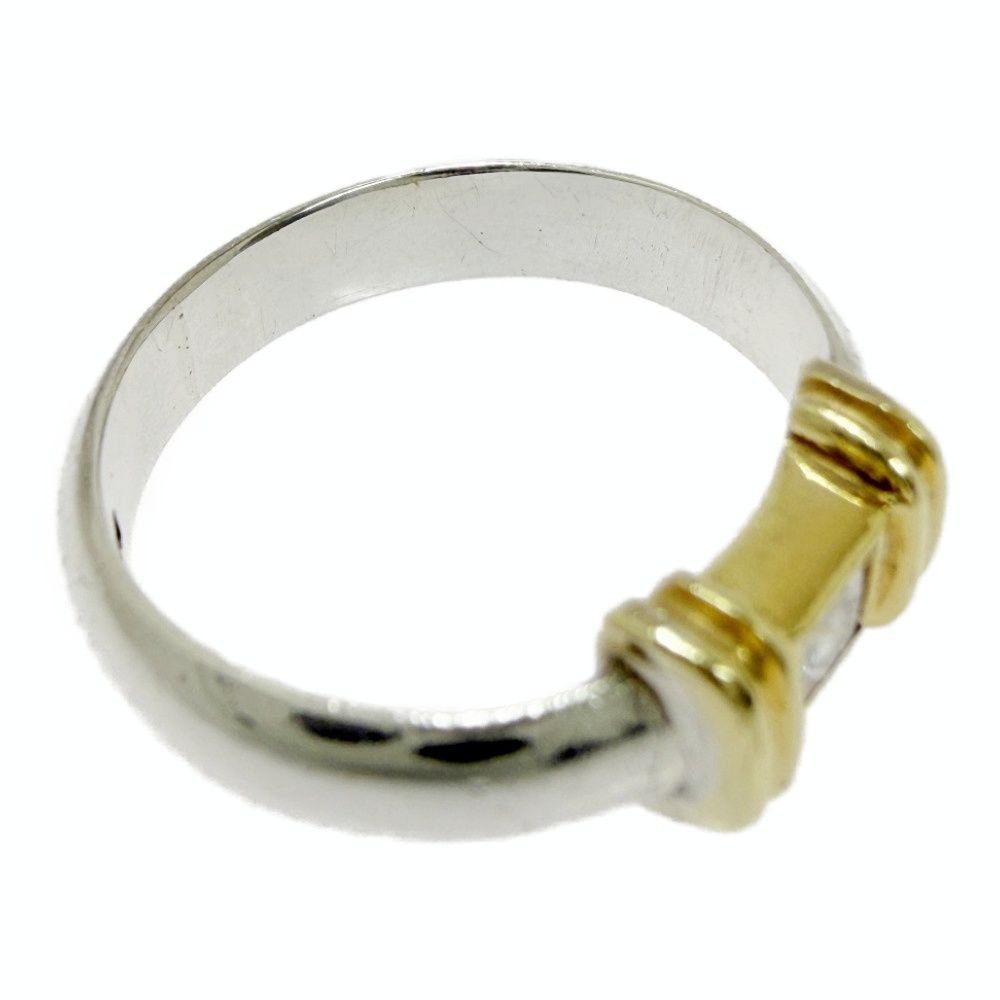 Tiffany & Co Silver Gold Stacking Bands Ring — view 6