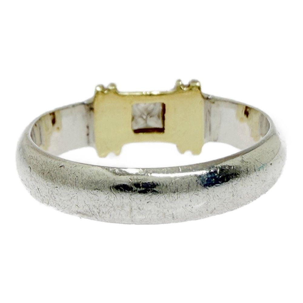 Tiffany & Co Silver Gold Stacking Bands Ring — view 3