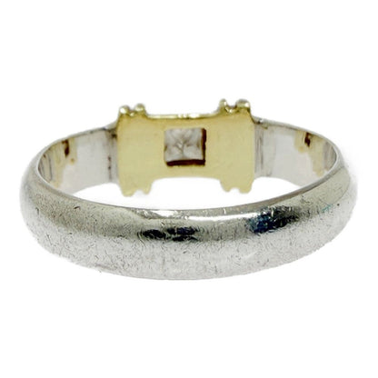 Tiffany & Co Silver Gold Stacking Bands Ring — view 3