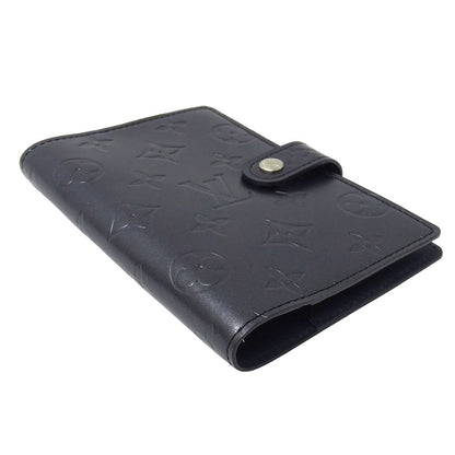Louis Vuitton Notebook Cover Monogram Matte Agenda PM Blue Stationery — view 3