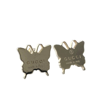 Gucci Butterfly Earrings Silver