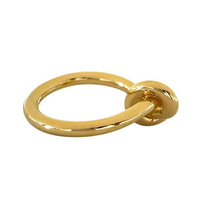 Celine Knot Ring Gold Plated — view 2