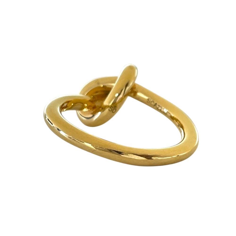 Celine Knot Ring Gold Plated — view 3