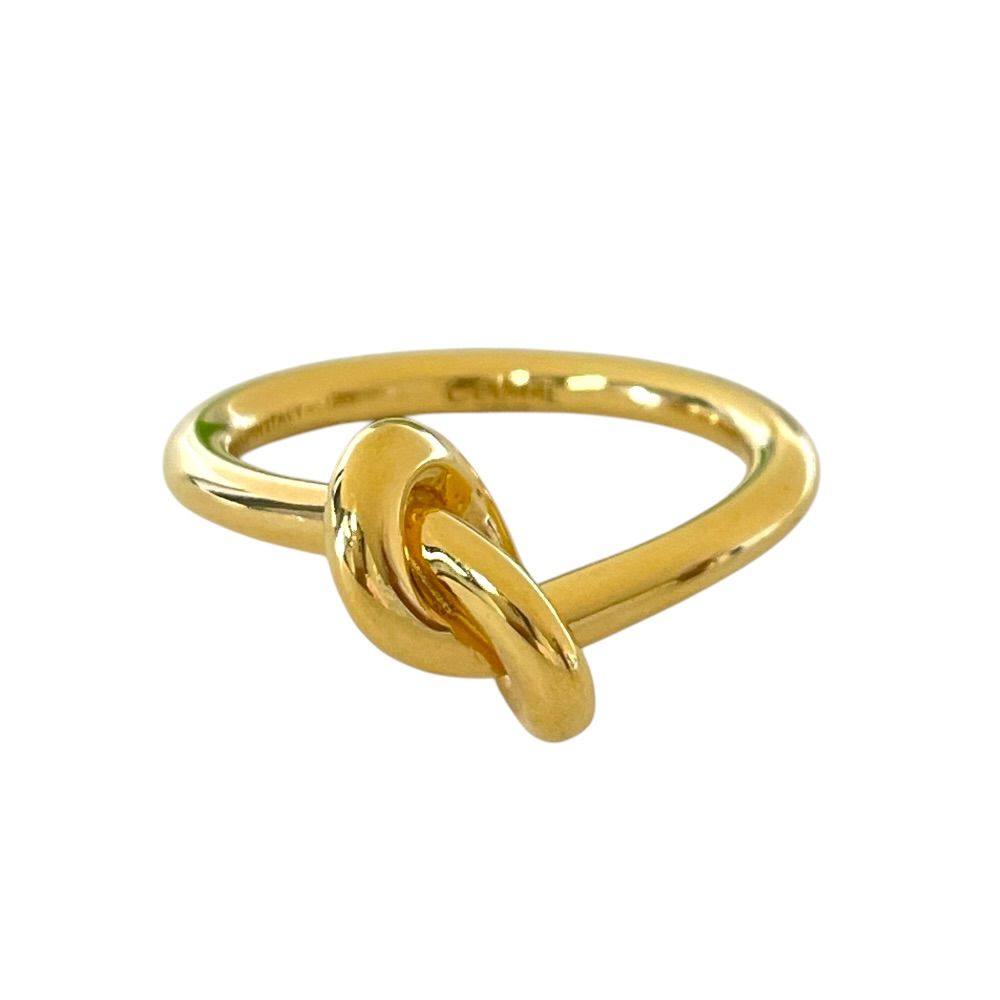 Celine Knot Ring Gold Plated