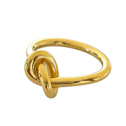 Celine Knot Ring Gold Plated — view 5