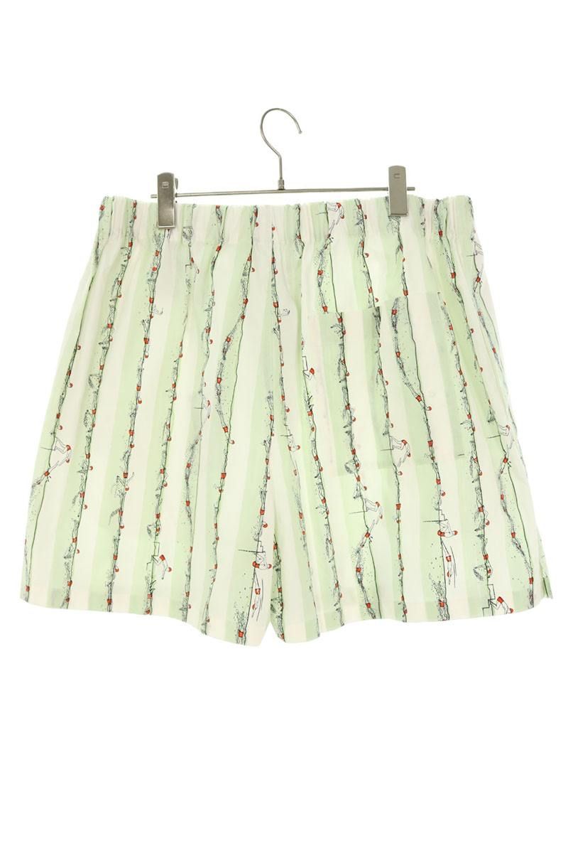 Bottega Veneta Total Pattern Cotton Shorts XL