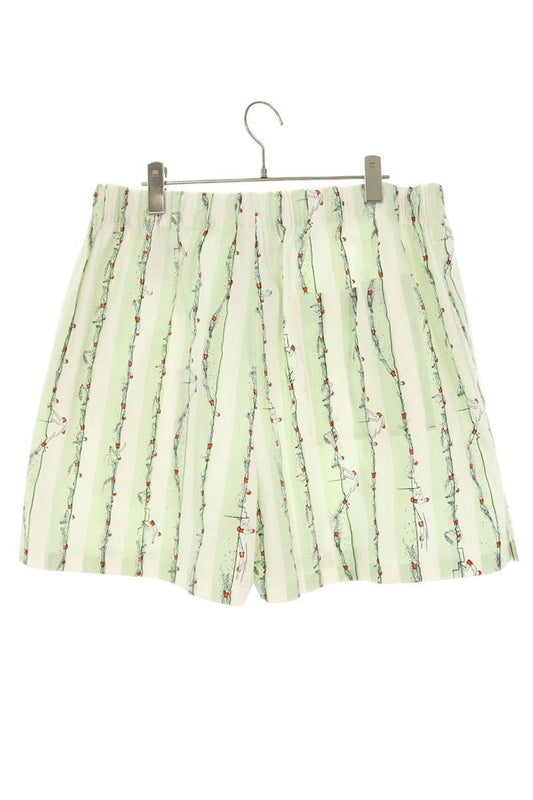 Bottega Veneta Total Pattern Cotton Shorts XL