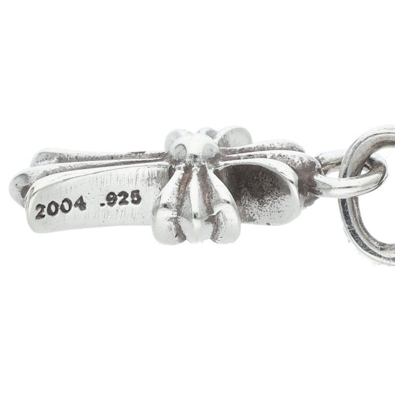 Chrome Hearts Bby Pprchn Baby Fat Drop Silver Earrings — view 3