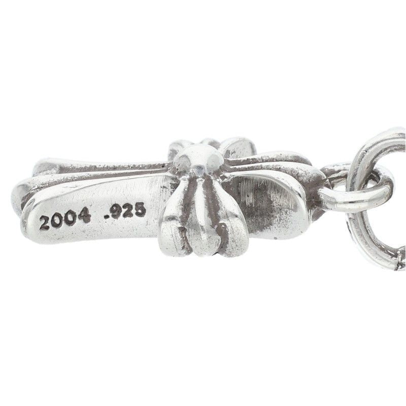 Chrome Hearts Bby Pprchn Baby Fat Drop Silver Earrings — view 3