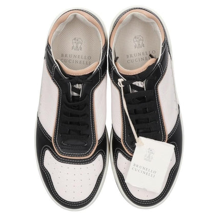 Brunello Cucinelli Leather Low-Cut Sneakers — view 3