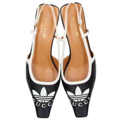 Gucci Adidas Logo Embossed Heels Pumps — view 3