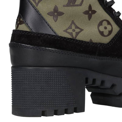 Louis Vuitton Laureate Line Monogram Platform Boots — view 4