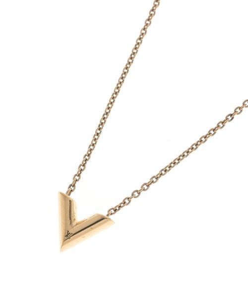 Louis Vuitton Essential V Necklace Gold