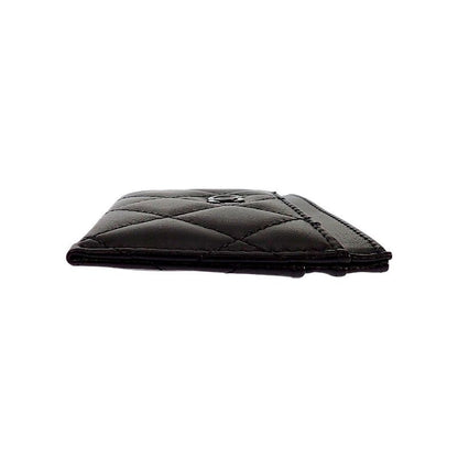 Chanel Classic Card Case Includes Lambskin Black — view 6