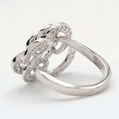Chanel Ten Ring Camellia Diamond 750 18K White Gold — view 4